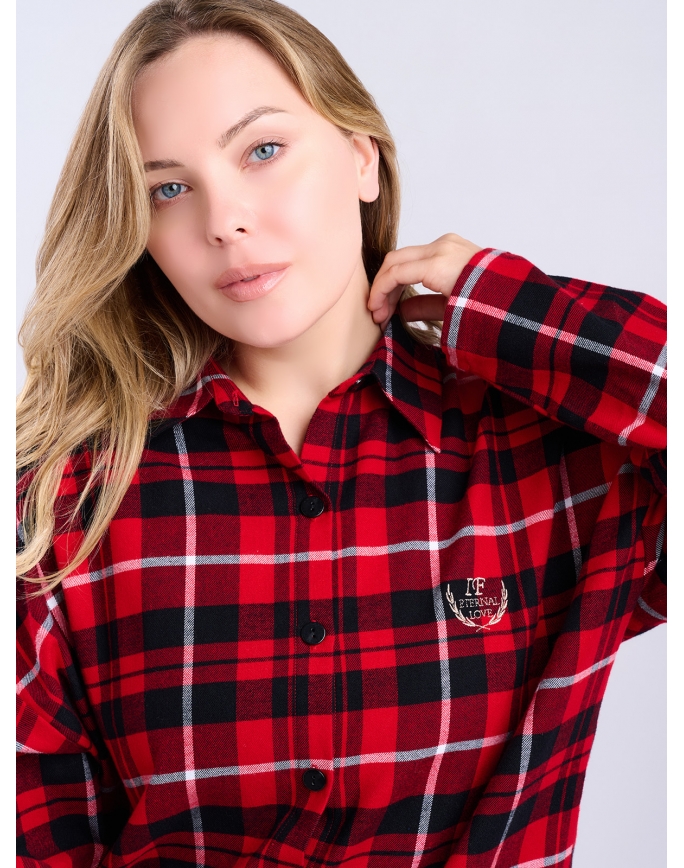 Сорочка домашняя Indefini (Арт. 5200SDX) Сорочка домашняя Indefini (Арт. 5200SDX)